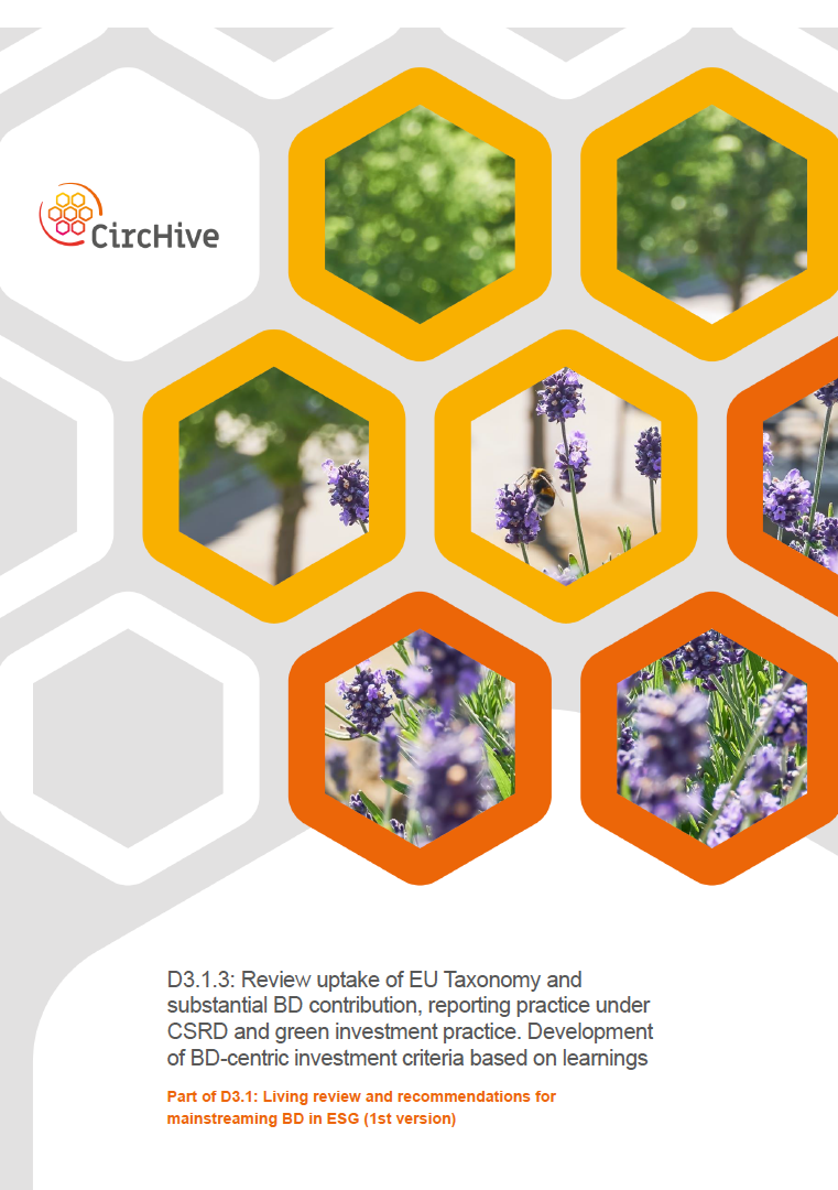 CircHive D3.1.3 report cover