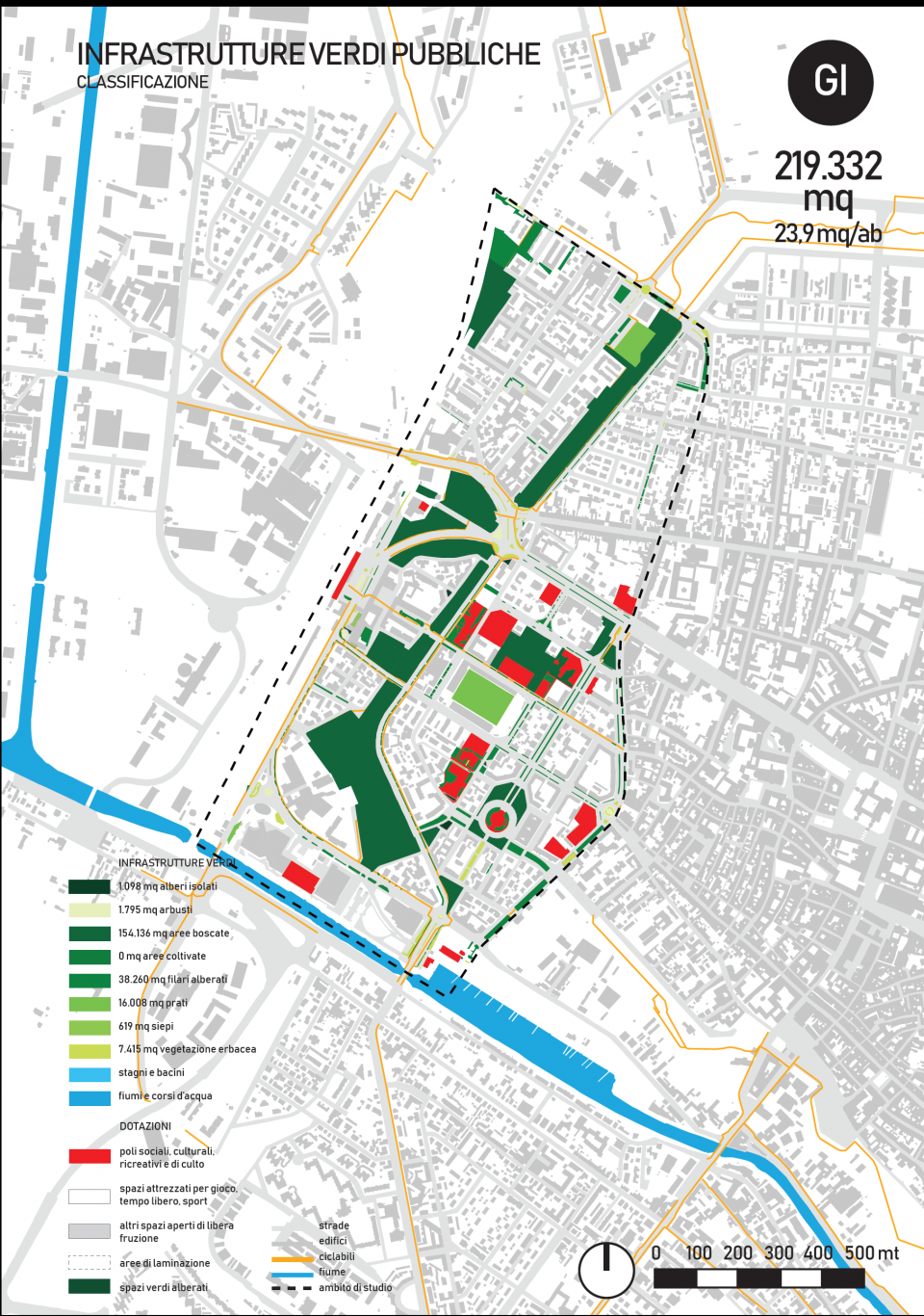 Green Infrastructure in urban area