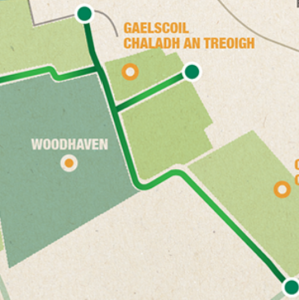 Castletroy Greenway map