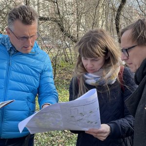 Vormsi Park, Tallinn, meeting with architects, April 2023