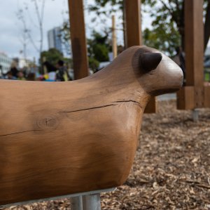 Natural play equipment, Park Gurko