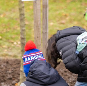 Community planting event, Umea, October 2023