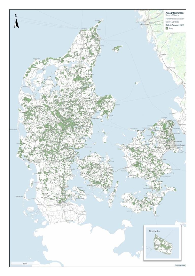 Map of Denmark
