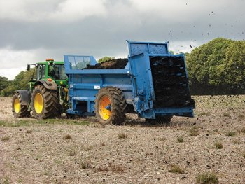 Biofertilizer spreading - credit to GENeco Biofertilizer spreading - credit to GENeco