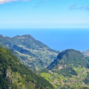 View from the Balcoes viewpoint, Madeira, Portugal