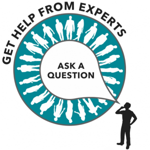 Ask Oppla infographic: Ask a question, get help from experts