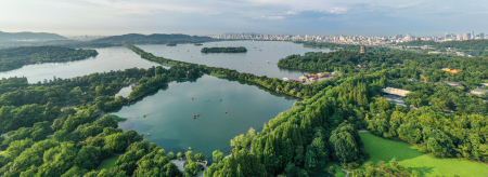Lake near Hangzhou, China