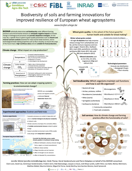 Poster at Le rendez-vous franco-belge de l’AgriTech.