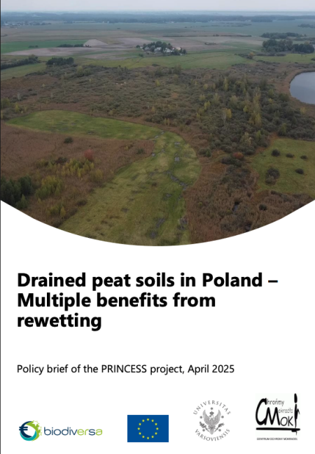 Drained peat soils in Poland – Multiple benefits from rewetting 