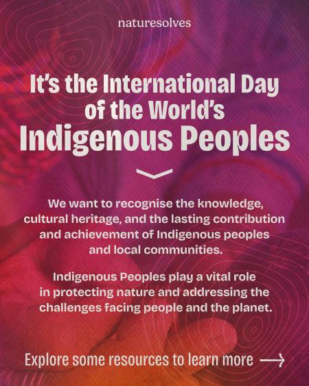 World Indigenous Peoples day post