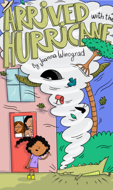 arrived with the hurricane - comic cover 