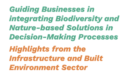 guiding businesses to adopt nature based solutions