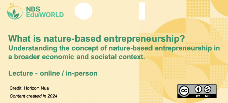 what is the nature-based entreneurship?