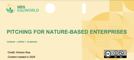 pitching for nature-based enterprises