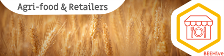 wheat field banner with BEEHive logo