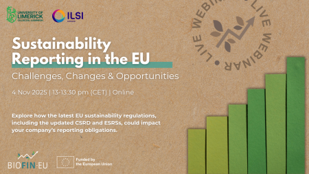 BIOFIN webinar: Sustainability Reporting in the EU: Challenges, Changes, and Opportunities