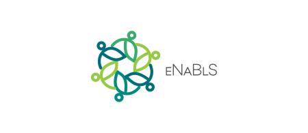 enabls logo - green and blue cog 