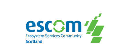 escom logo - green and blue