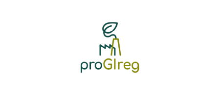 proGIreg logo - leaf coming out of green vase outline