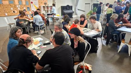 Photo from gaming session during the Placemaking week Europ 2026