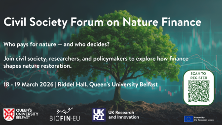 Civil Society Forum on Nature Finance flyer