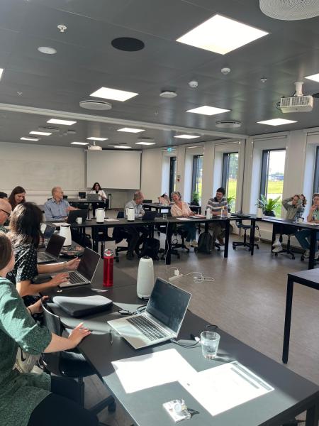 People engaged in the multi-actor laboratory.