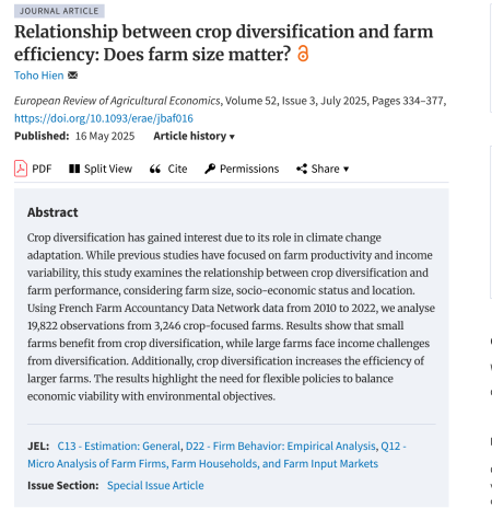 Screenshot of the title of the paper in the online journal.