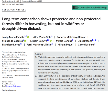 Screenshot of the title of the paper in the online journal.