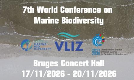 Background with white title of the conference