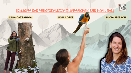 Graphic showing women in science from the Wildcard consortium.