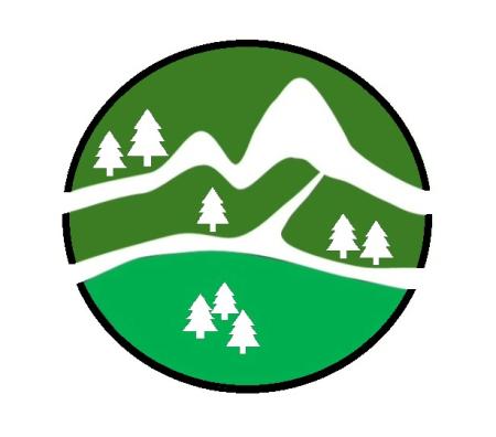 logo trees and hills 