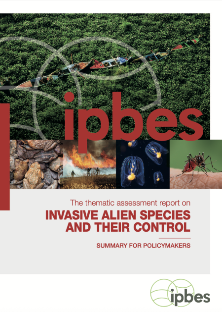 IPBES Invasive Alien Species Assessment: Summary for Policymakers journal cover