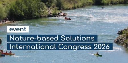 Background picture of a river with the Congress Title