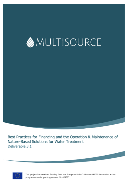 multisource report cover - Best Practices for Financing and the Operation & Maintenance of Nature-Based Solutions for Water Treatment