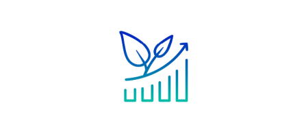 upward graph with leaves and arrow