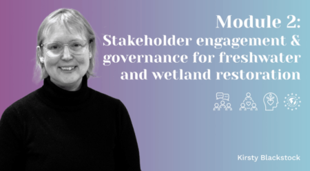 merlin stakeholder engagement learning module - white text on blue and purple gradient