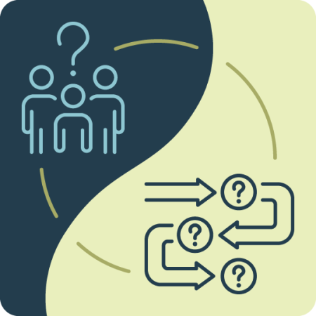 planning of the process icon