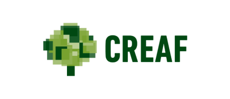 CREAF logo.