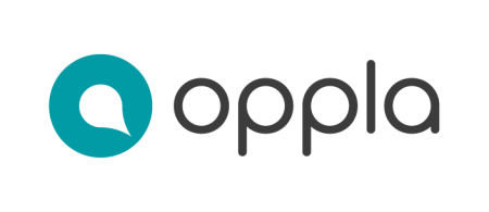 Oppla logo.