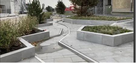 City river development structure