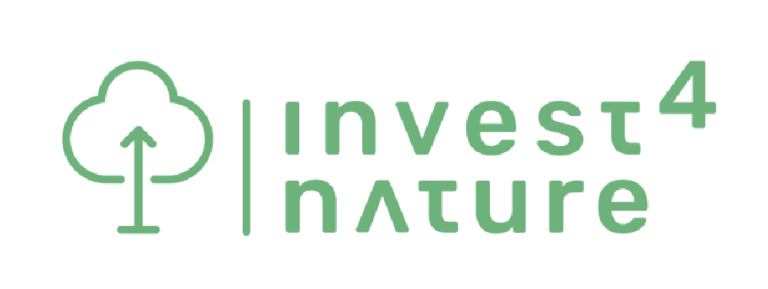 Invest4Nature - tree outline with arrow pointing up as the trunk