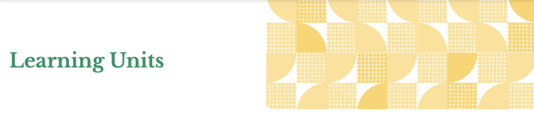 learning units banner
