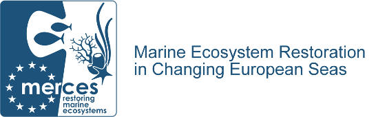 merces logo - marine life with blue and white cut out background