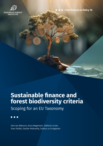 Sustainable finance and forest biodiversity criteria
