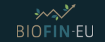 biofineu logo - navy blue background with twig on branch and leaves coming off it 