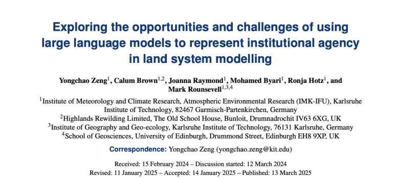 Exploring the Opportunities and Challenges of Using Large Language Models to Represent Institutional Agency in Land Use Modelling