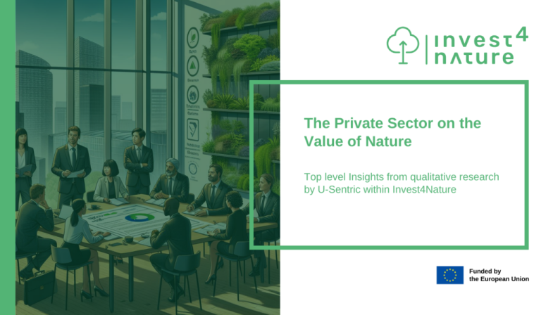 The Private Sector on the Value of Nature