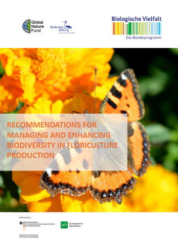 Publication for floriculture production, Business & Biodiversity Programm Germany