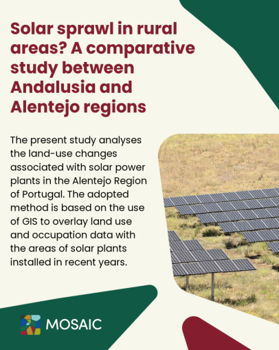Solar sprawl in rural areas? A comparative study between Andalusia and Alentejo regions.