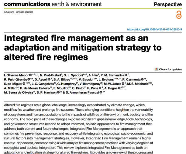 Screenshot of the title of the paper in the online journal.